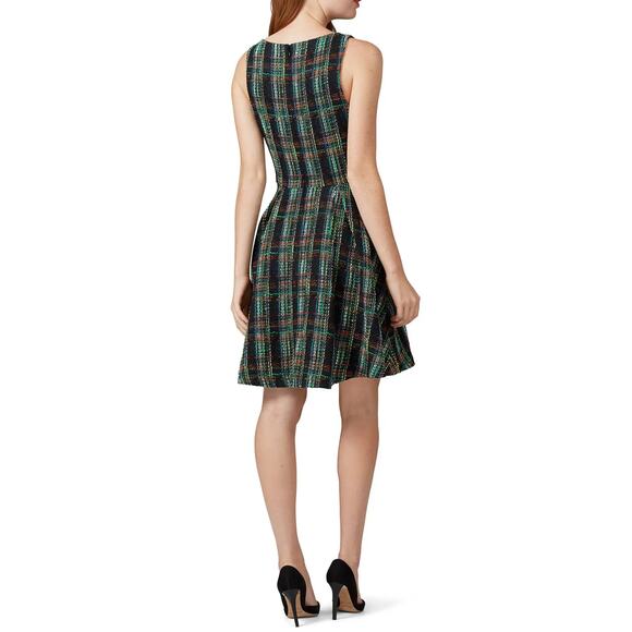 Slate & Willow Multicolored Classic Plaid Sleeveless Fit And Flare Dress Size 4 - Picture 4 of 11